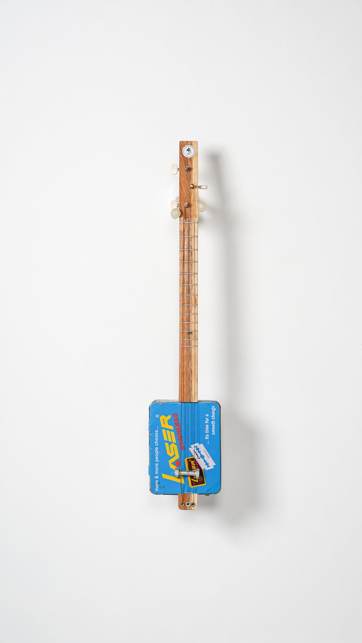 Laser Blade Tin Can Guitar