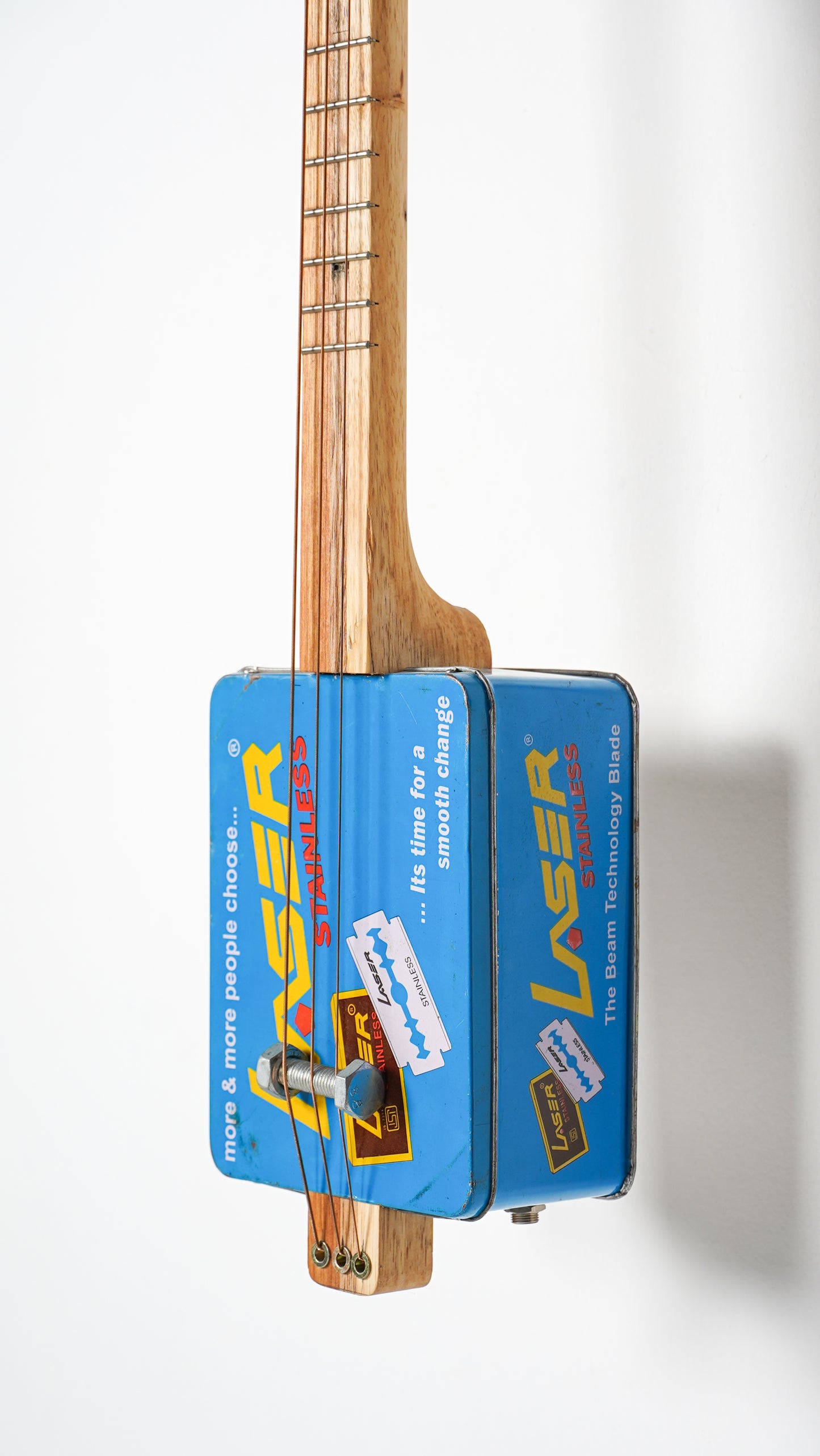 Laser Blade Tin Can Guitar