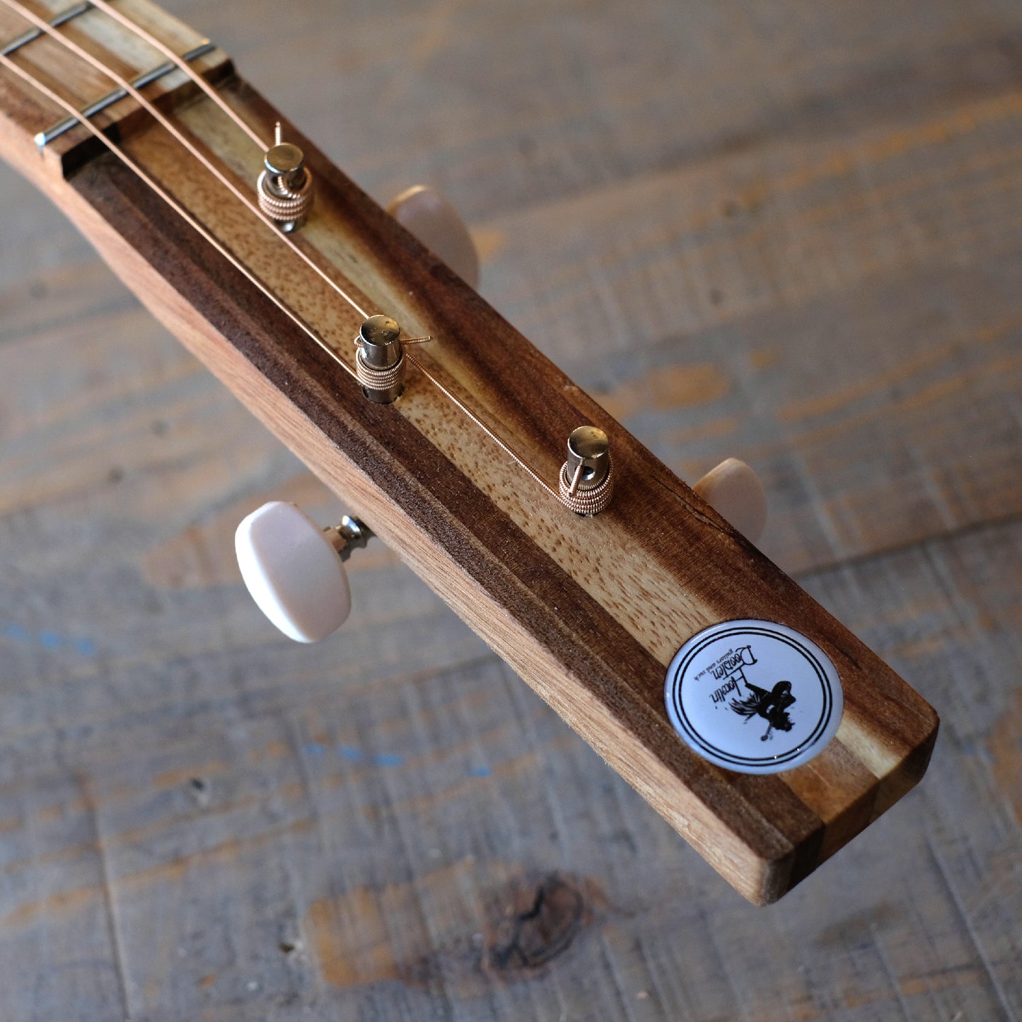 Vintage Ajanta Tin Can Guitar