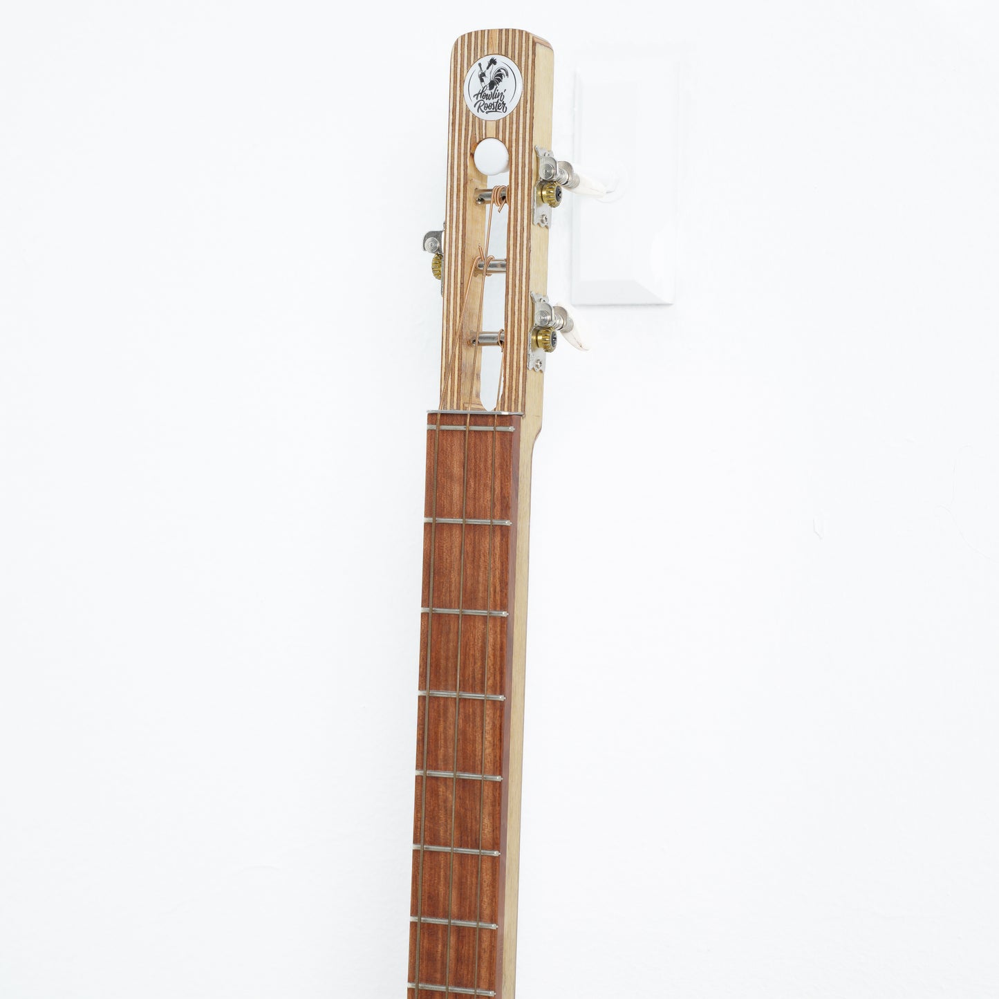 3 String Cigar Box Guitar Natural Finish