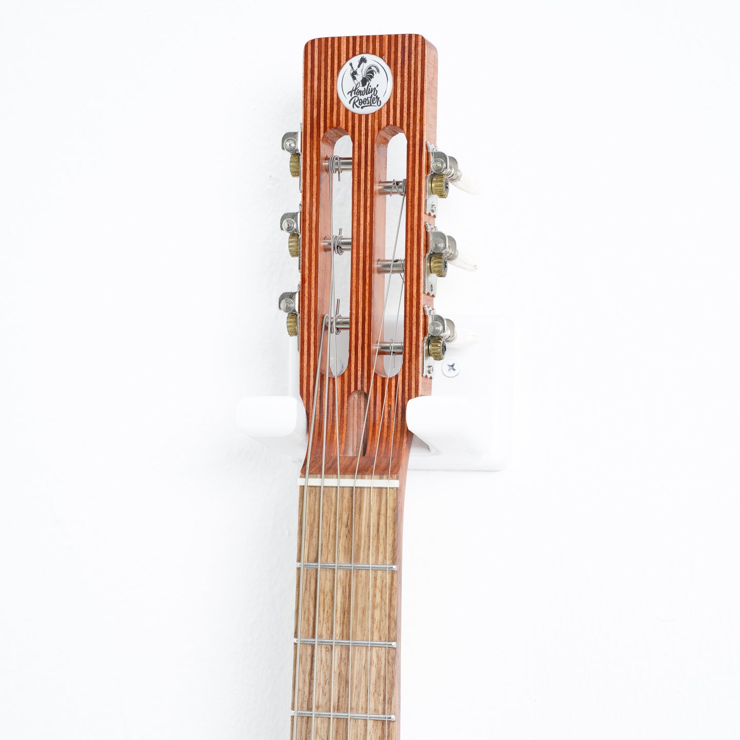 6 String Cigar Box Guitar Purple Leopard