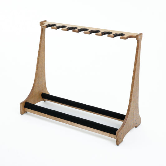 7 Guitar Stand  Walnut Stain
