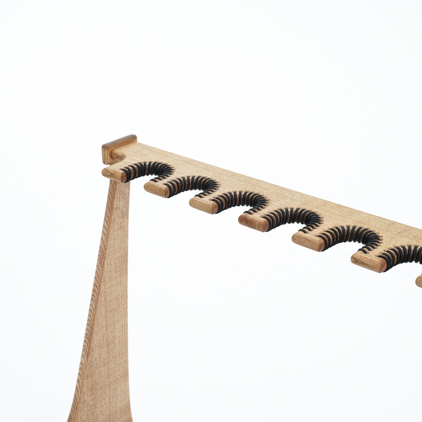 7 Guitar Stand  Walnut Stain